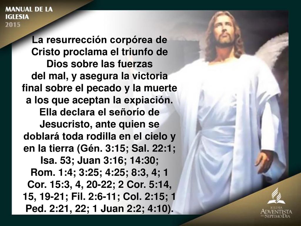 La resurrección corpórea de Cristo proclama el triunfo de Dios sobre las fuerzas