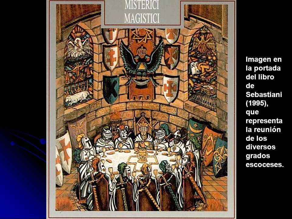 Imagen en la portada. del libro. de. Sebastiani. (1995), que. representa. la reunión. de los.