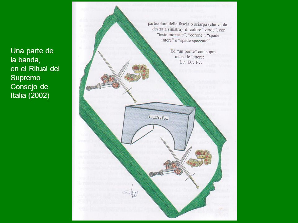 Una parte de la banda, en el Ritual del Supremo Consejo de Italia (2002)