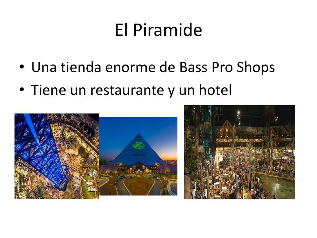 El Piramide Una tienda enorme de Bass Pro Shops