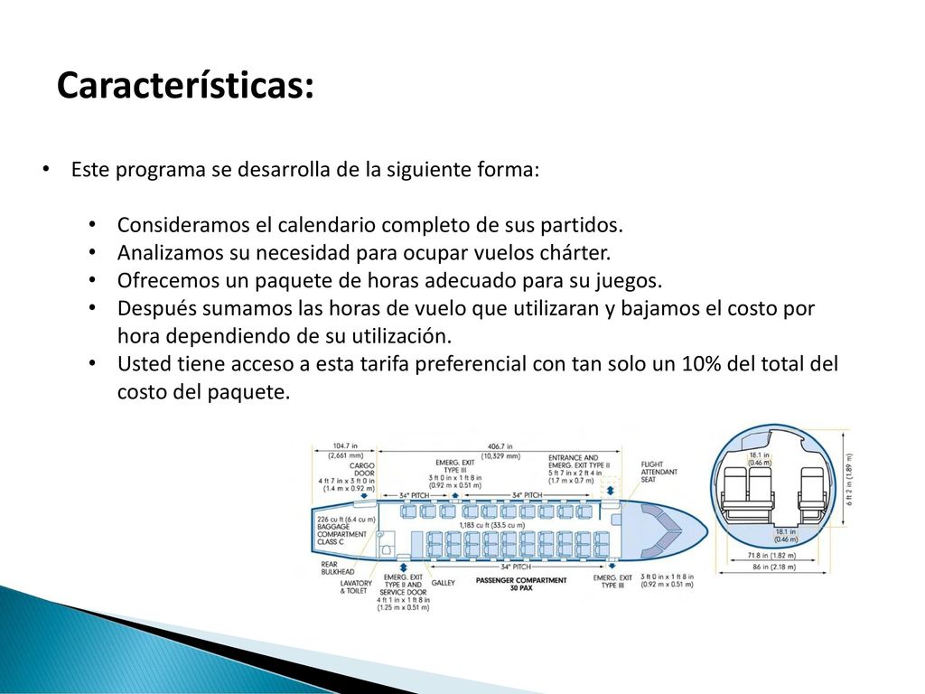 Características: Este programa se desarrolla de la siguiente forma:
