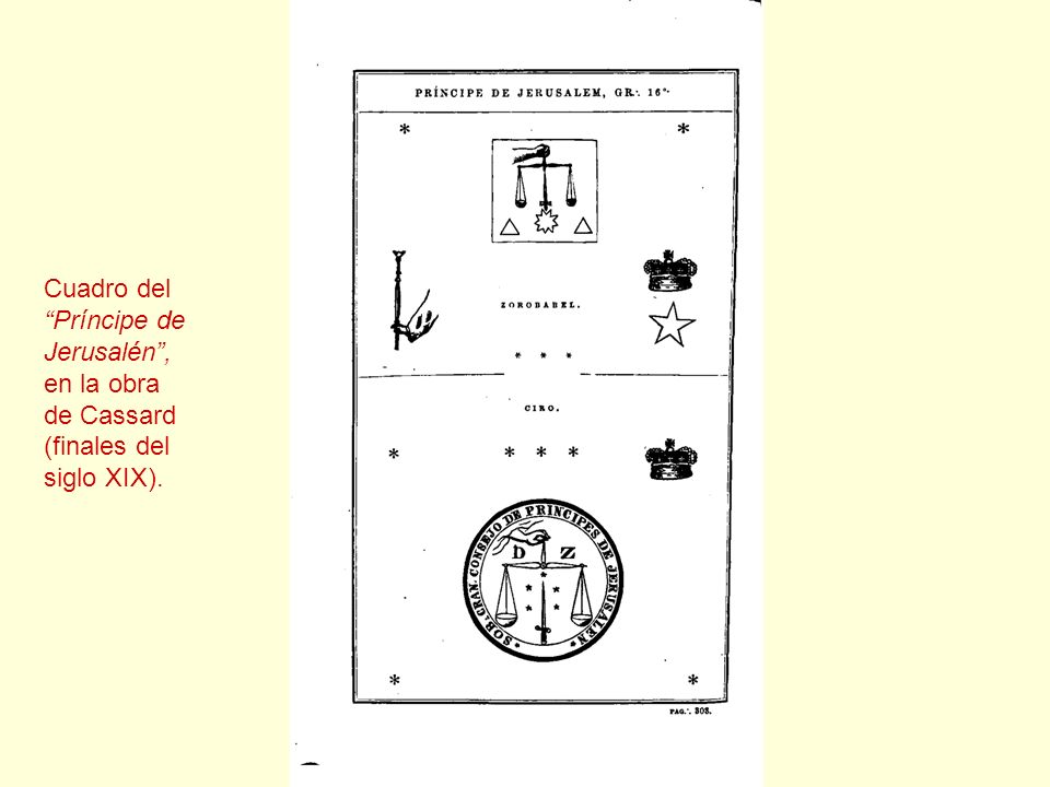 Cuadro del Príncipe de Jerusalén , en la obra de Cassard (finales del siglo XIX).