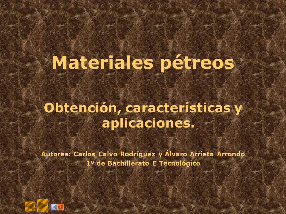 Materiales pétreos Obtención, características y aplicaciones.