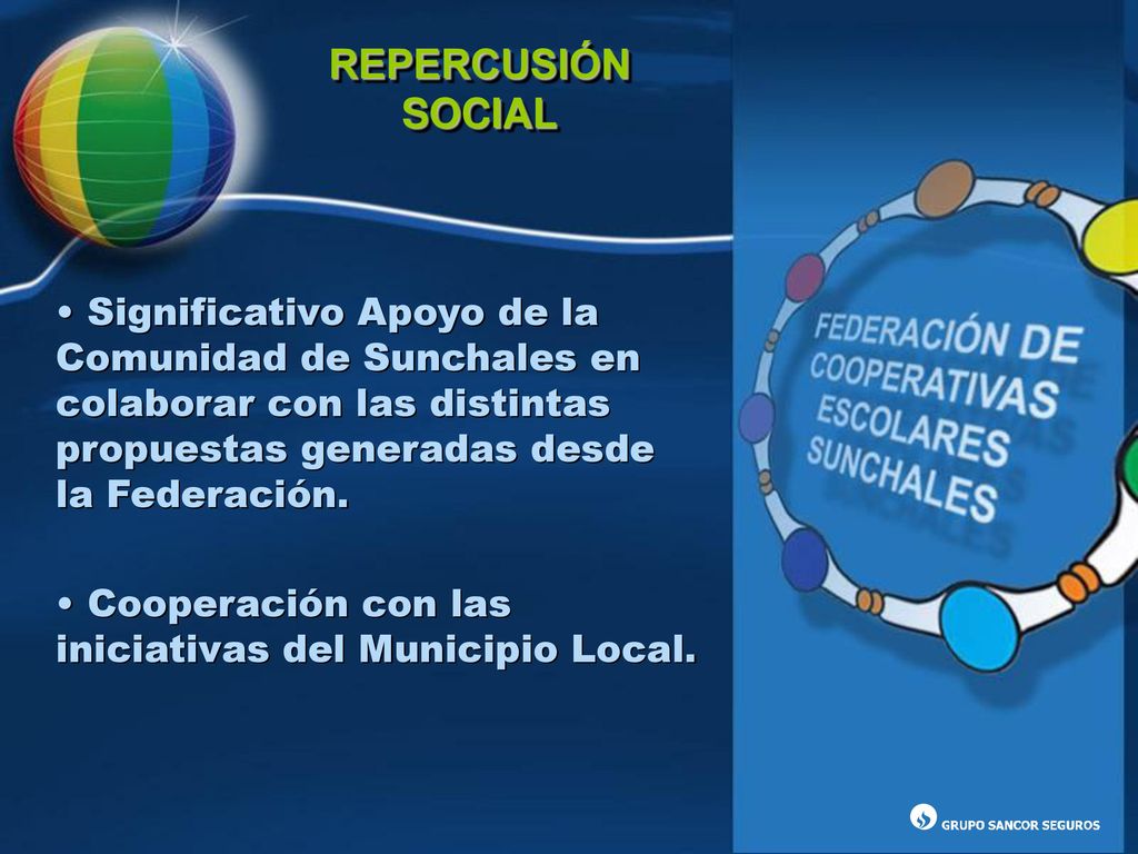REPERCUSIÓN SOCIAL. Significativo Apoyo de la Comunidad de Sunchales en colaborar con las distintas propuestas generadas desde la Federación.