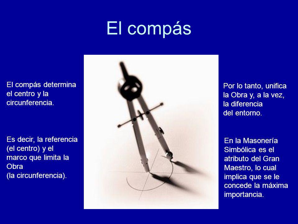 El compás El compás determina Por lo tanto, unifica el centro y la