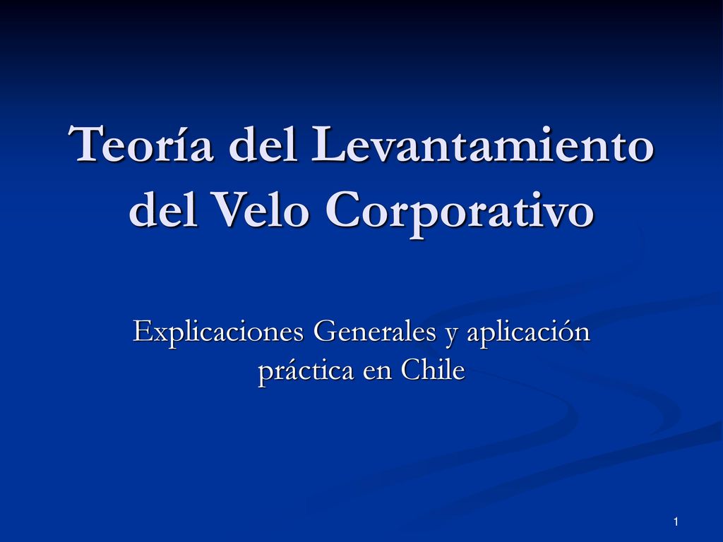 Teoría del Levantamiento del Velo Corporativo