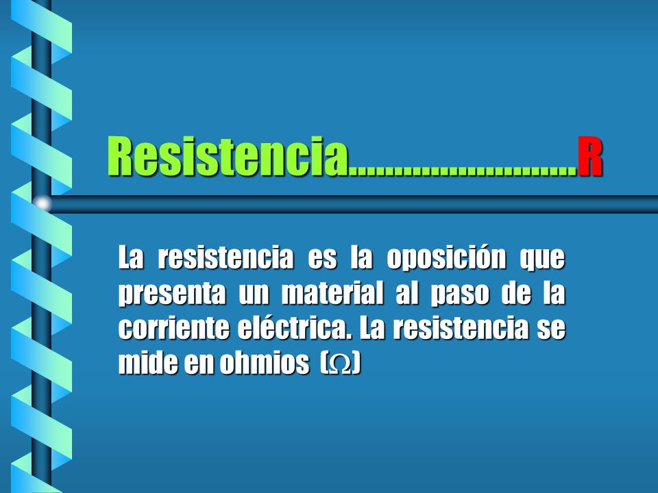 Resistencia……………….……R
