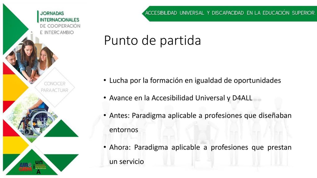 Punto de partida Lucha por la formación en igualdad de oportunidades