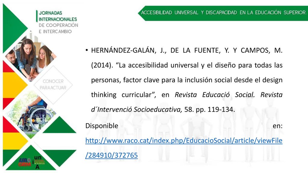 HERNÁNDEZ-GALÁN, J. , DE LA FUENTE, Y. Y CAMPOS, M. (2014)