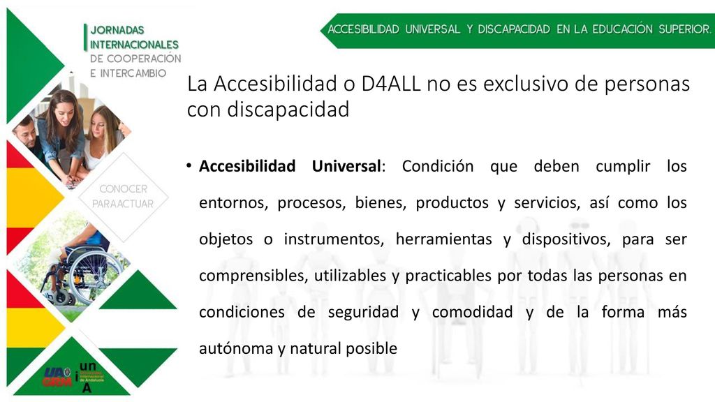 La Accesibilidad o D4ALL no es exclusivo de personas con discapacidad