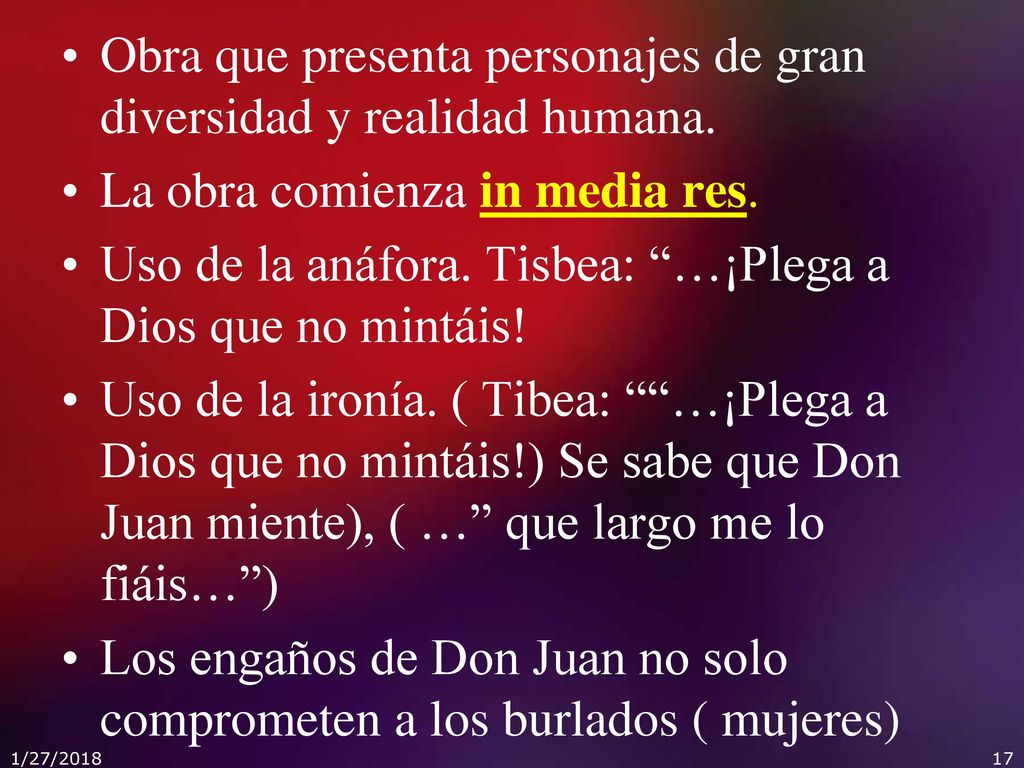 Obra que presenta personajes de gran diversidad y realidad humana.