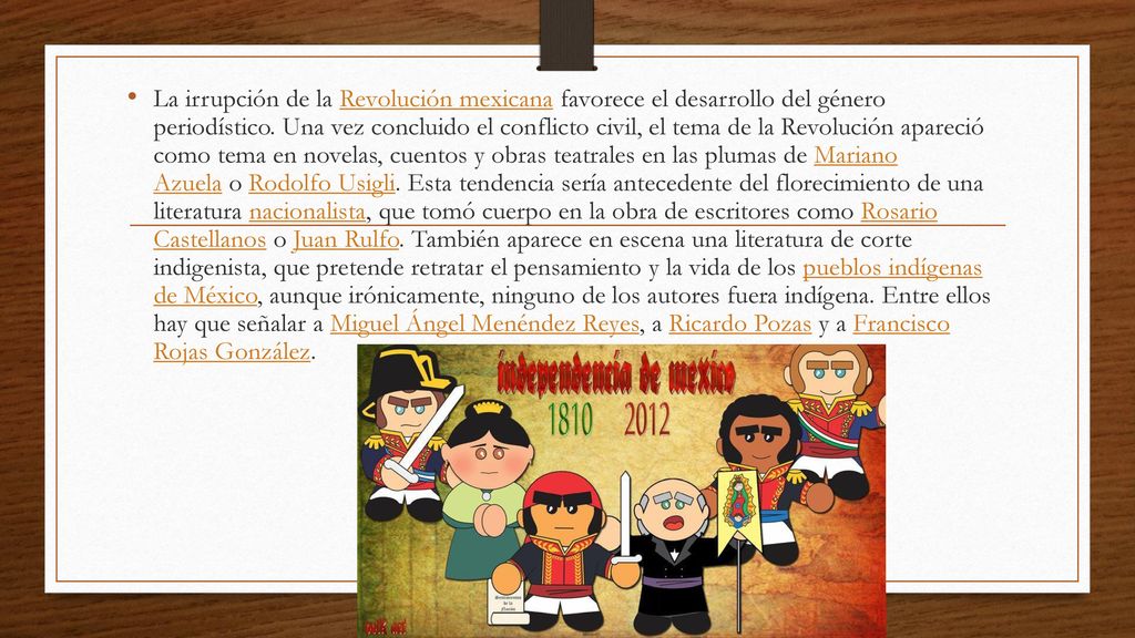 La irrupción de la Revolución mexicana favorece el desarrollo del género periodístico.