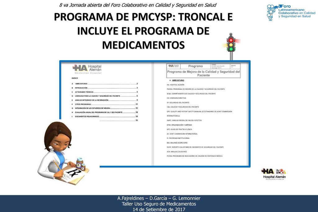 PROGRAMA DE PMCYSP: TRONCAL E INCLUYE EL PROGRAMA DE MEDICAMENTOS