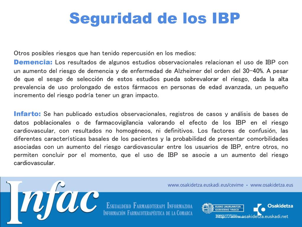 Seguridad de los IBP Otros posibles riesgos que han tenido repercusión en los medios: