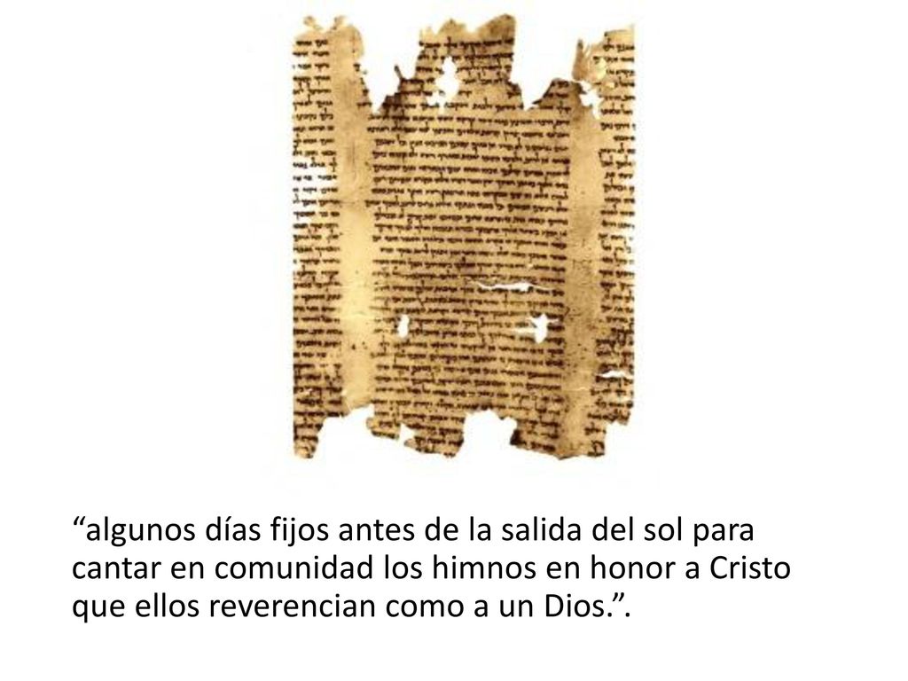 algunos días fijos antes de la salida del sol para cantar en comunidad los himnos en honor a Cristo que ellos reverencian como a un Dios. .