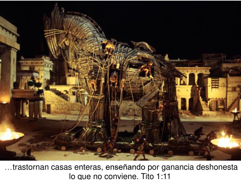 …trastornan casas enteras, enseñando por ganancia deshonesta lo que no conviene. Tito 1:11