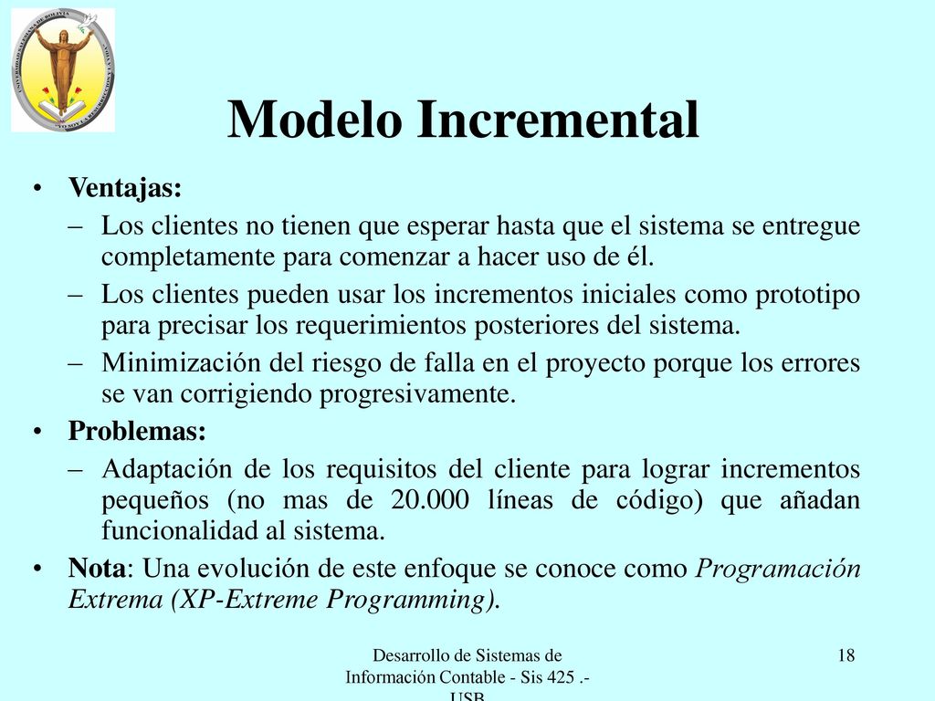 Desarrollo de Sistemas de Información Contable - Sis USB