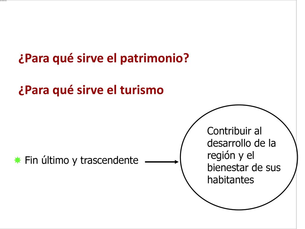 ¿Para qué sirve el patrimonio ¿Para qué sirve el turismo