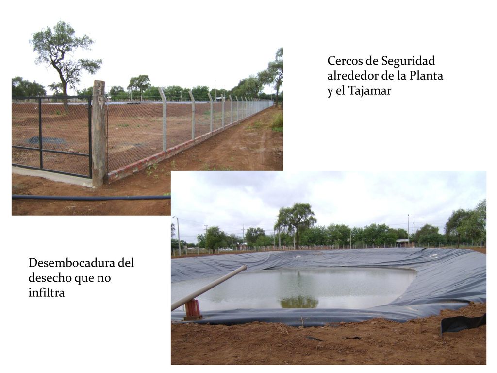 Cercos de Seguridad alrededor de la Planta y el Tajamar