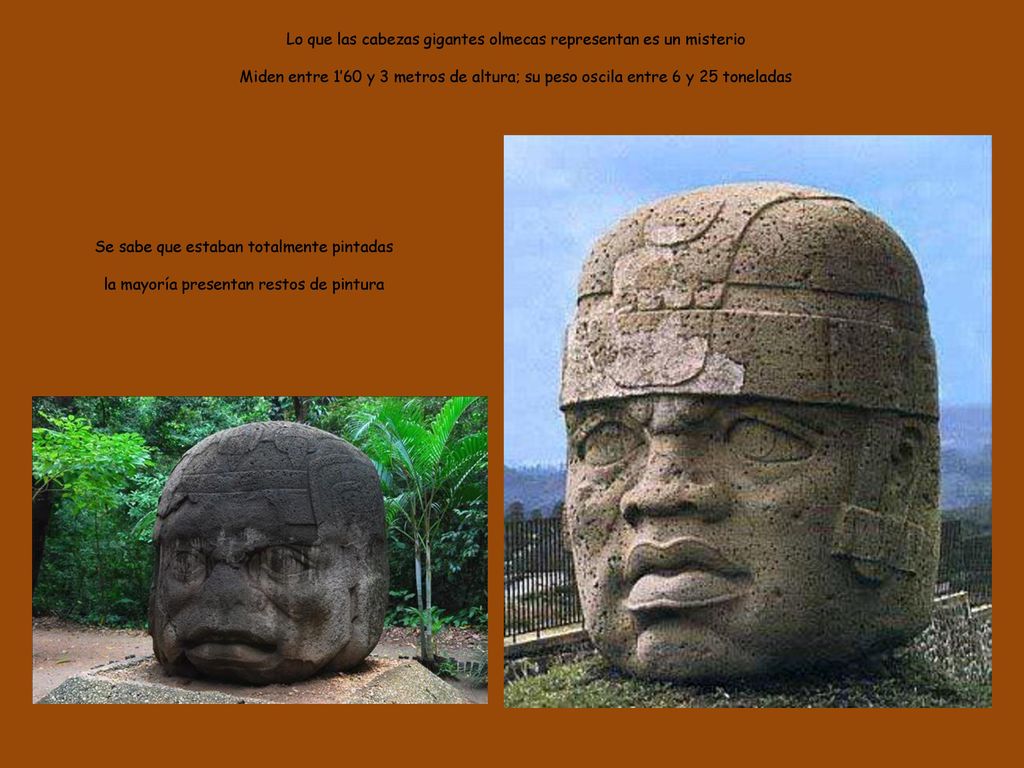 Lo que las cabezas gigantes olmecas representan es un misterio