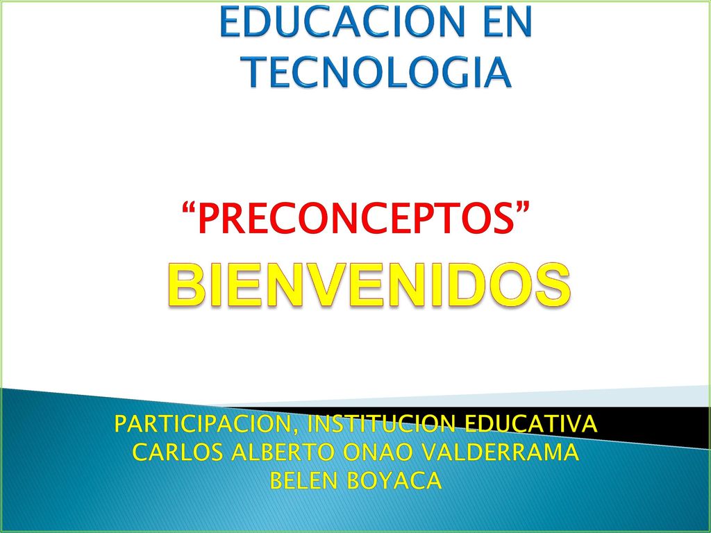 EDUCACION EN TECNOLOGIA