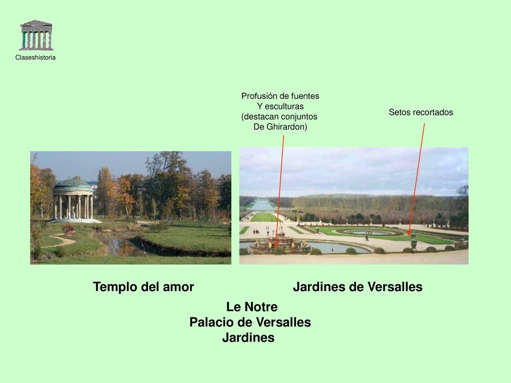 Templo del amor Jardines de Versalles Palacio de Versalles
