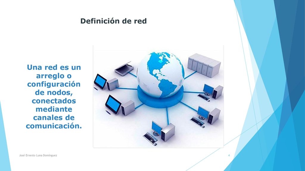 Definición de red Una red es un arreglo o configuración de nodos, conectados mediante canales de comunicación.
