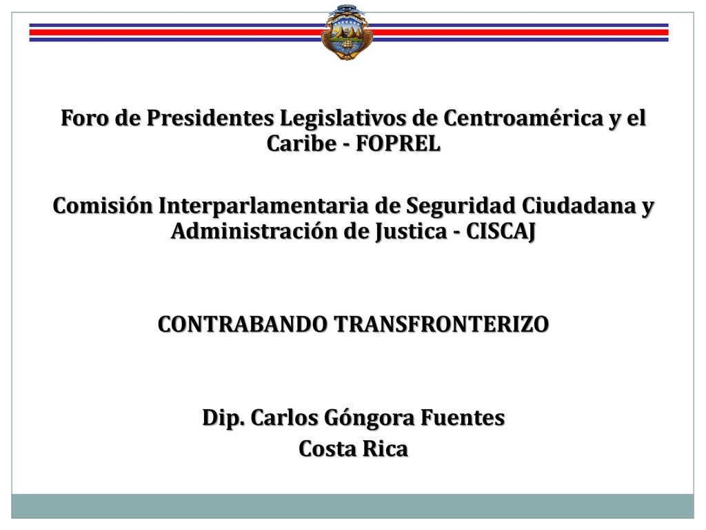 Foro de Presidentes Legislativos de Centroamérica y el Caribe - FOPREL