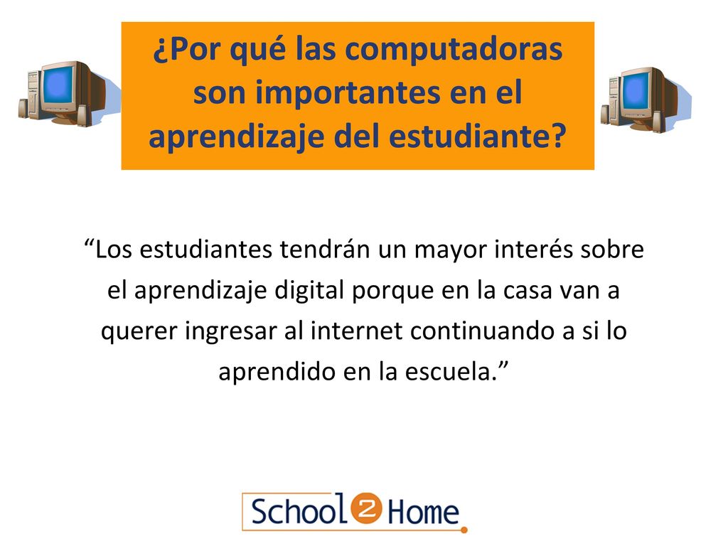 ¿Por qué las computadoras son importantes en el aprendizaje del estudiante