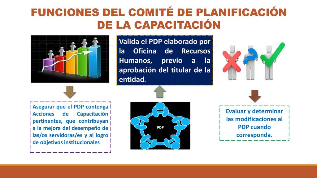 Evaluar y determinar las modificaciones al PDP cuando corresponda.