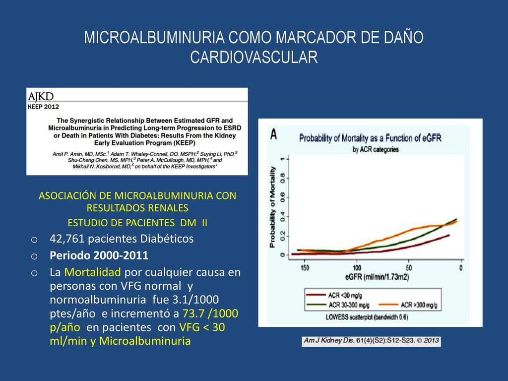 MICROALBUMINURIA COMO MARCADOR DE DAÑO CARDIOVASCULAR