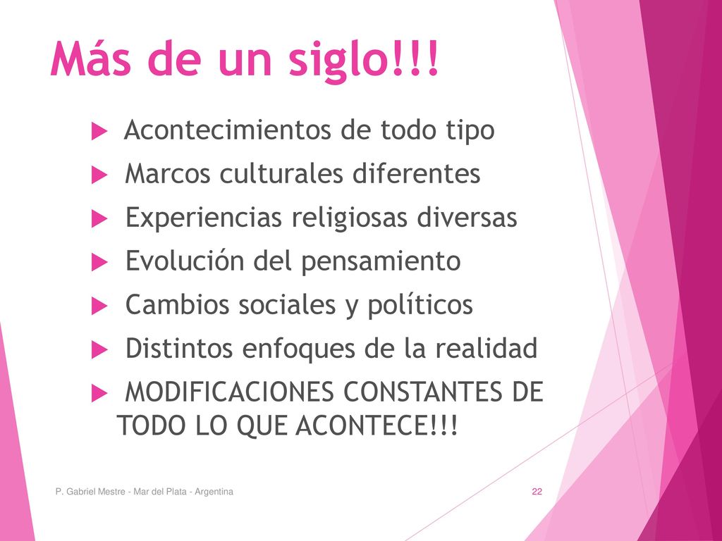 Más de un siglo!!! Acontecimientos de todo tipo