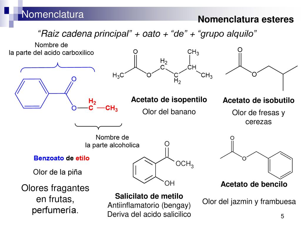 Raiz cadena principal + oato + de + grupo alquilo