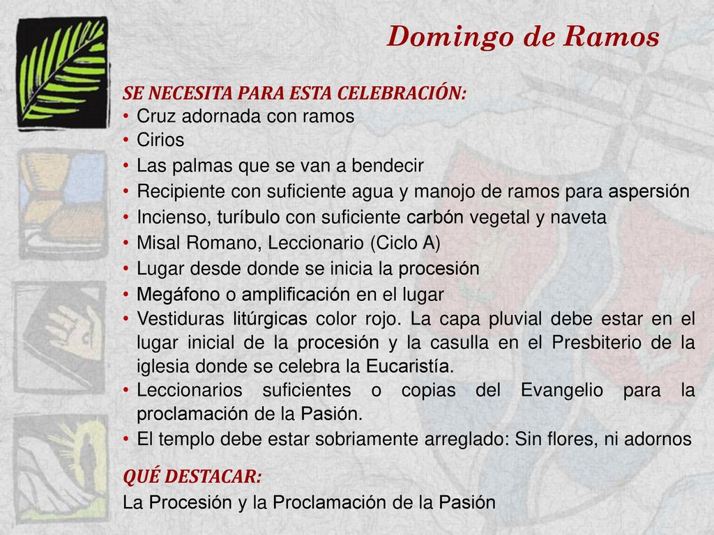 Domingo de Ramos SE NECESITA PARA ESTA CELEBRACIÓN: QUÉ DESTACAR: