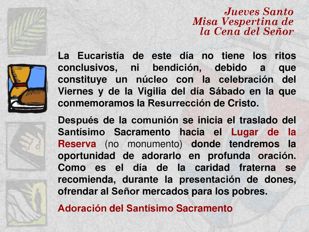 Jueves Santo Misa Vespertina de la Cena del Señor