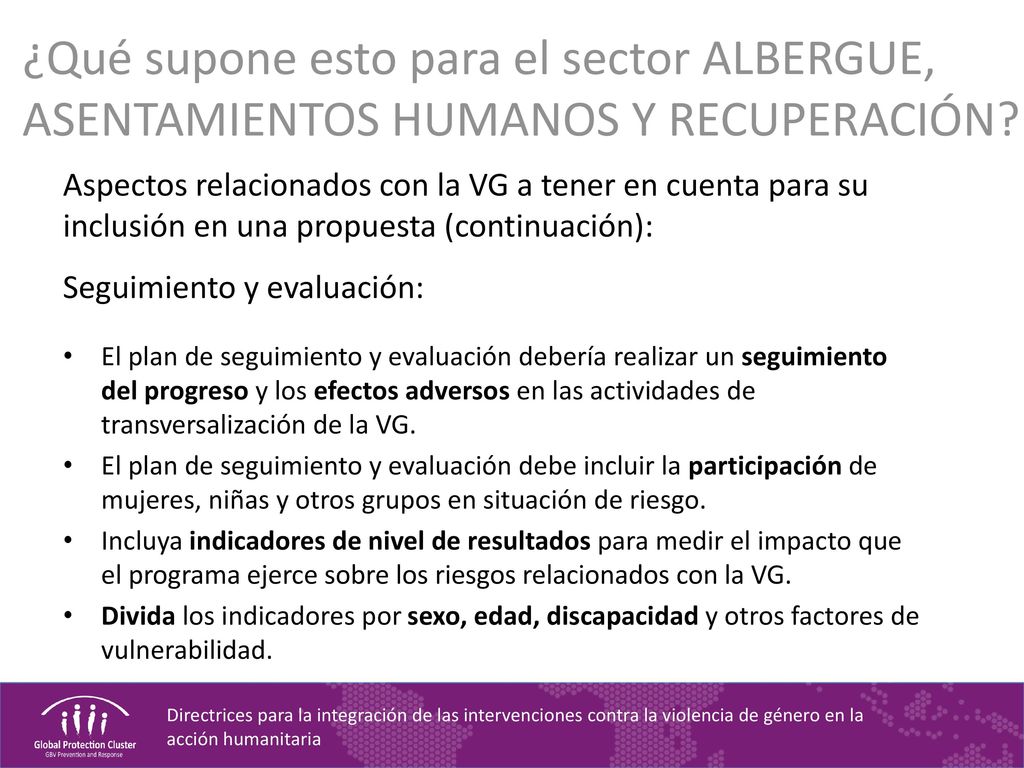 ¿Qué supone esto para el sector ALBERGUE, ASENTAMIENTOS HUMANOS Y RECUPERACIÓN