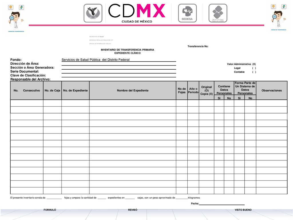 Servicios de Salud Pública del Distrito Federal Dirección de Área: