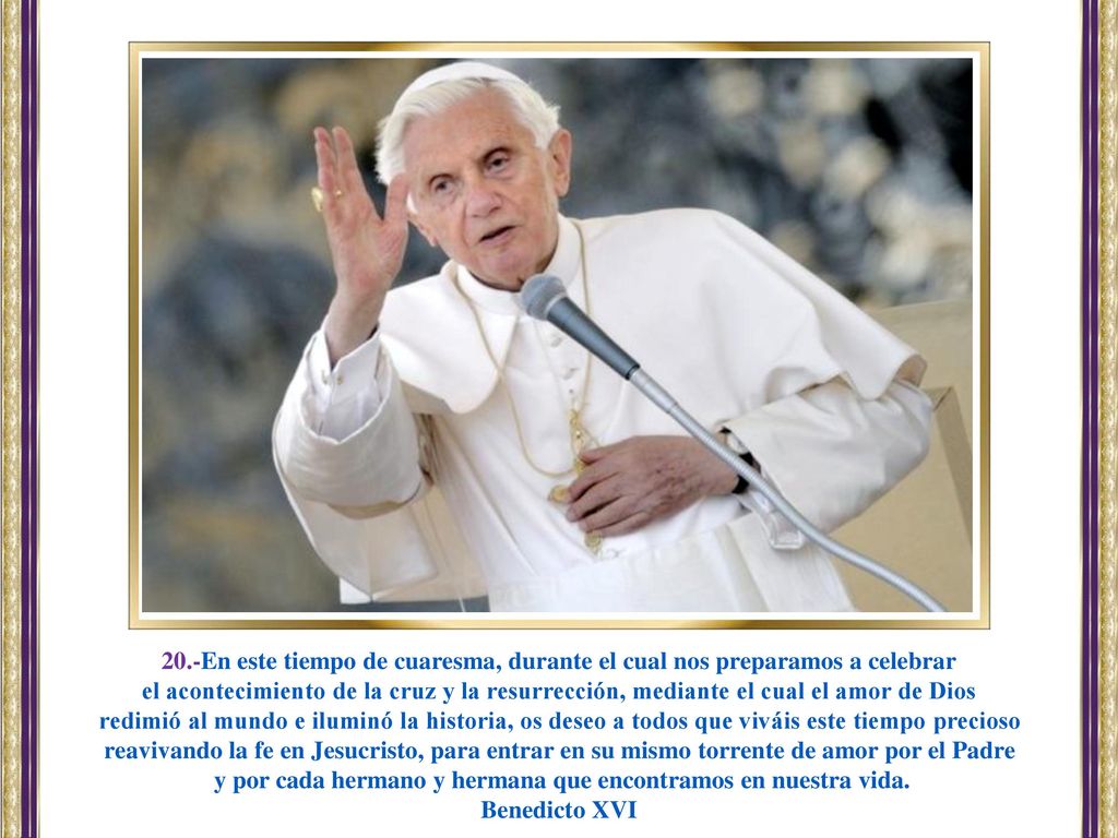 y por cada hermano y hermana que encontramos en nuestra vida.