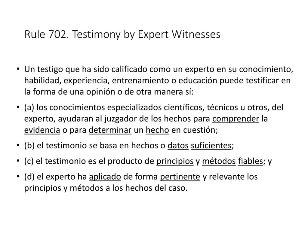 El test Daubert Que la teoría es comprobable ¿ha sido probada