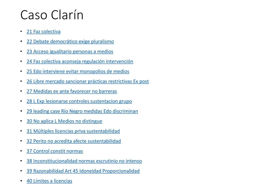 Caso Clarín Síntesis de agravios Refuta Edo Juez 1a instancia