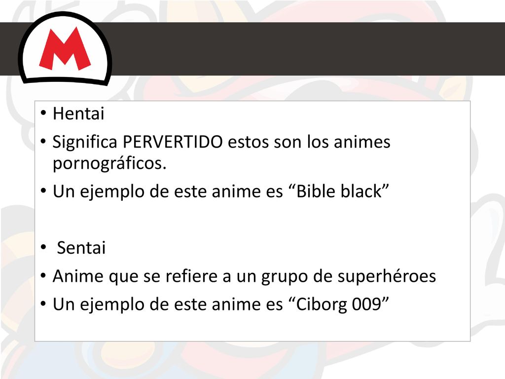 Hentai Significa PERVERTIDO estos son los animes pornográficos. Un ejemplo de este anime es Bible black