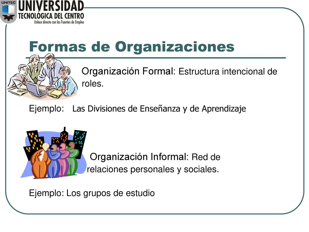 Formas de Organizaciones