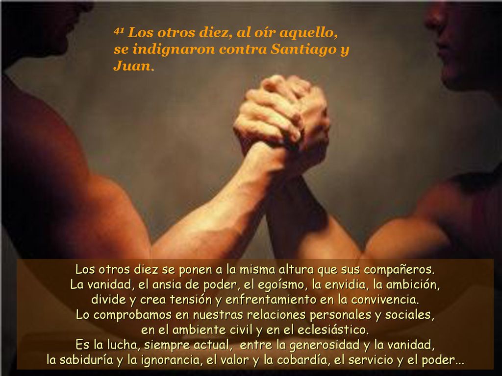 Los otros diez se ponen a la misma altura que sus compañeros.