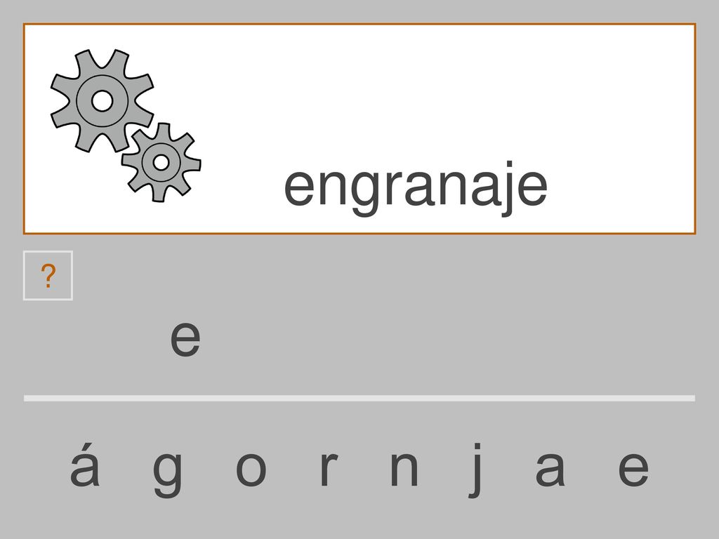 engranaje e á g o r n j a e