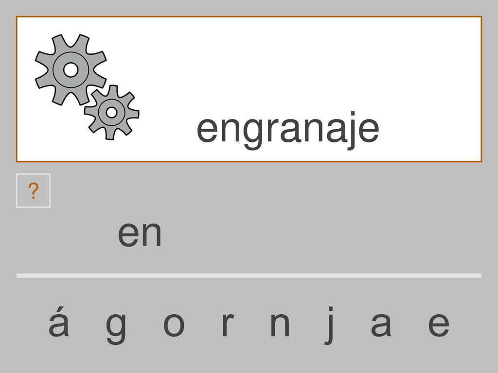 engranaje en á g o r n j a e