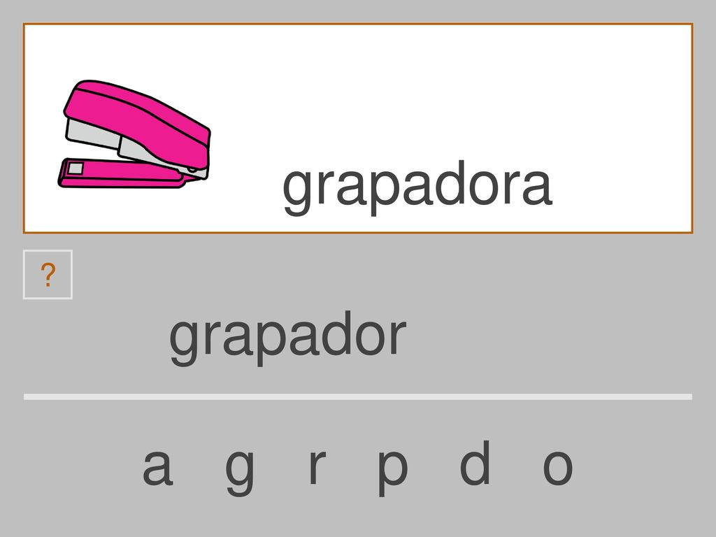 grapadora grapador a g r p d o