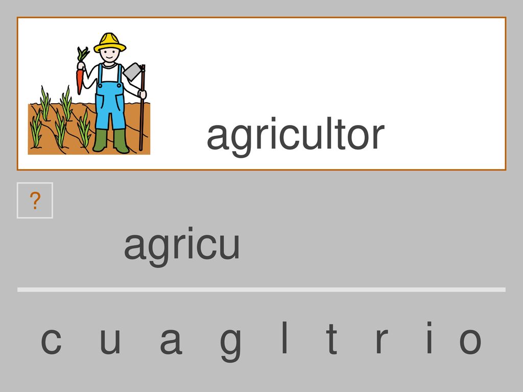 agricultor agricu c u a g l t r i o
