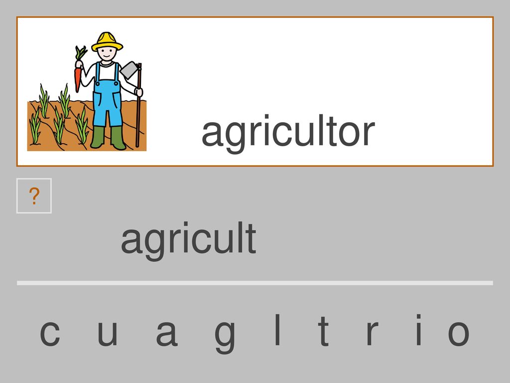 agricultor agricult c u a g l t r i o
