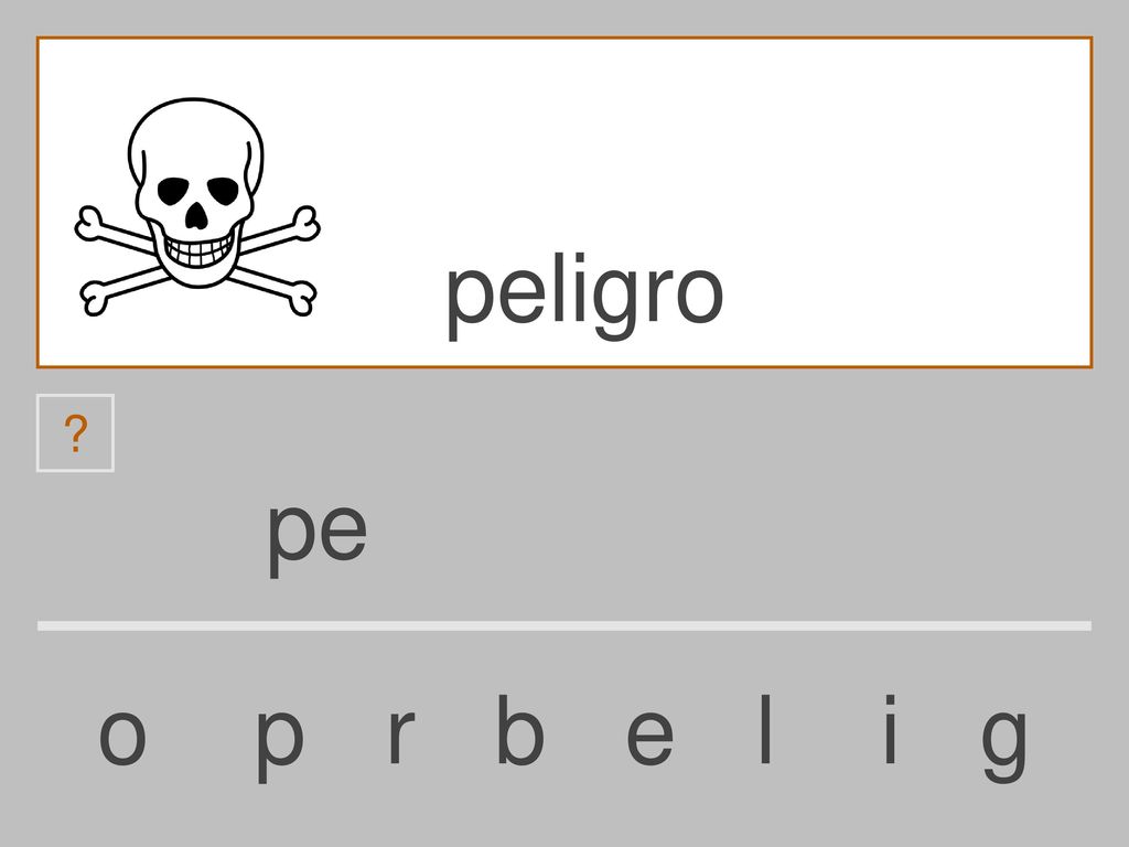 peligro pe o p r b e l i g