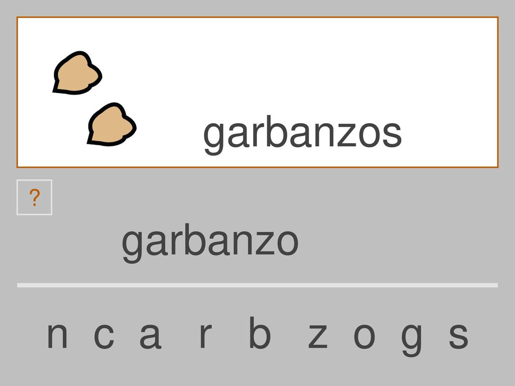 garbanzos garbanzo n c a r b z o g s